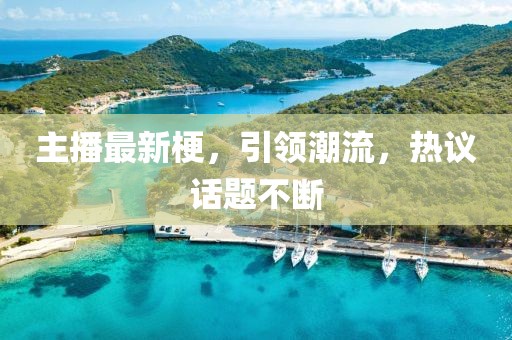 主播最新梗，引领潮流，热议话题不断