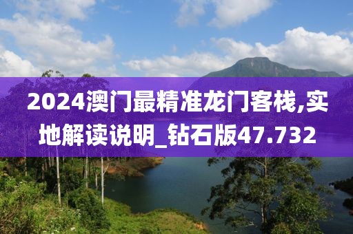 2024澳门最精准龙门客栈,实地解读说明_钻石版47.732