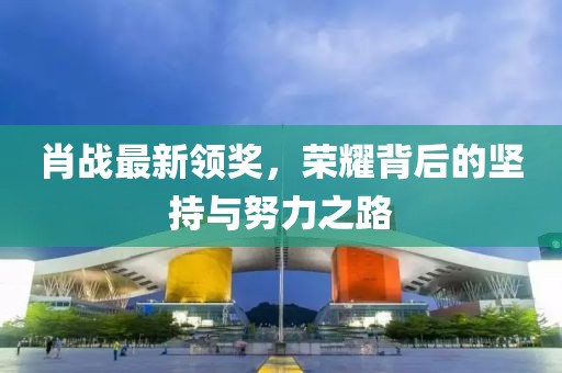 肖战最新领奖，荣耀背后的坚持与努力之路