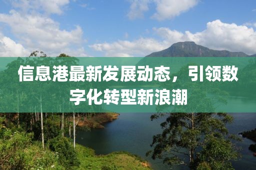 信息港最新发展动态，引领数字化转型新浪潮