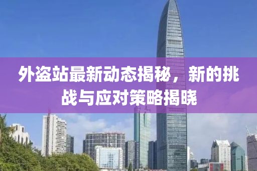 外盗站最新动态揭秘，新的挑战与应对策略揭晓