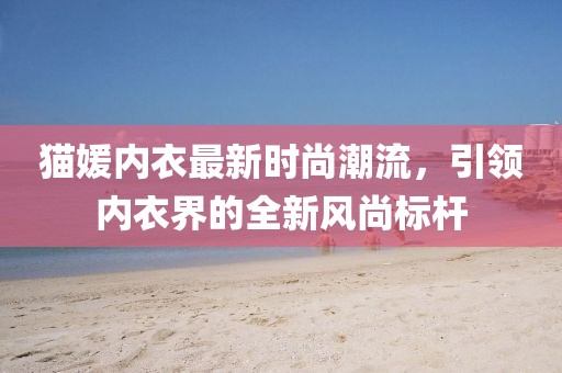猫媛内衣最新时尚潮流，引领内衣界的全新风尚标杆