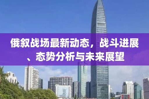 俄叙战场最新动态，战斗进展、态势分析与未来展望