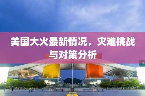 美国大火最新情况，灾难挑战与对策分析