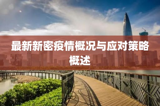 最新新密疫情概况与应对策略概述