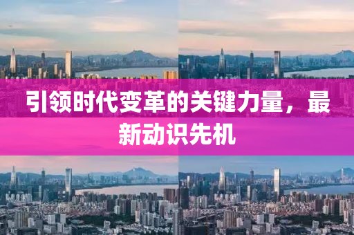 引领时代变革的关键力量，最新动识先机