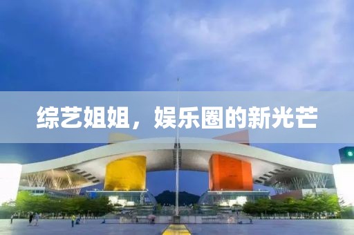 综艺姐姐，娱乐圈的新光芒