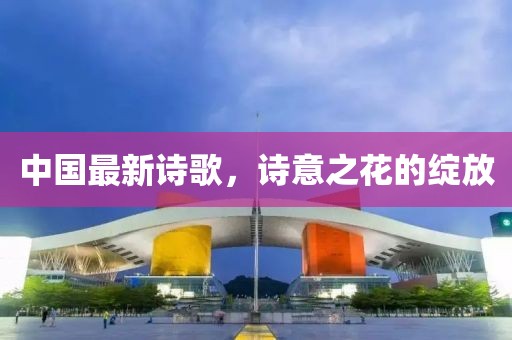 中国最新诗歌，诗意之花的绽放