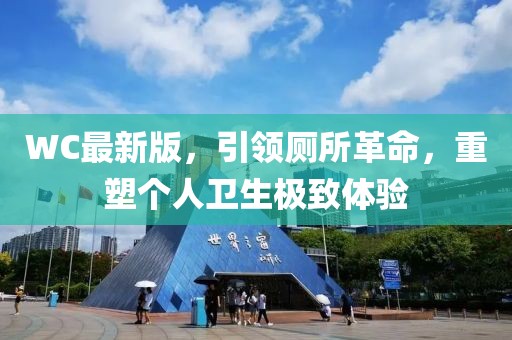 WC最新版，引领厕所革命，重塑个人卫生极致体验