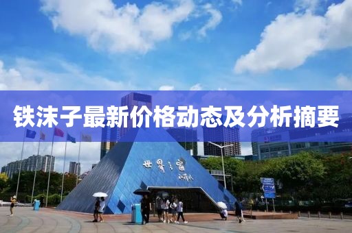 铁沫子最新价格动态及分析摘要