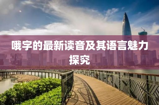 哦字的最新读音及其语言魅力探究