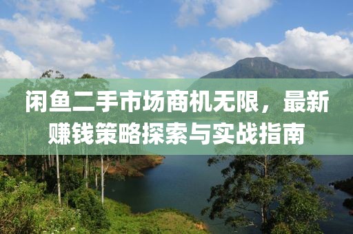闲鱼二手市场商机无限，最新赚钱策略探索与实战指南