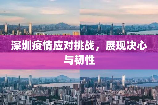 深圳疫情应对挑战，展现决心与韧性