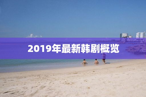 2019年最新韩剧概览