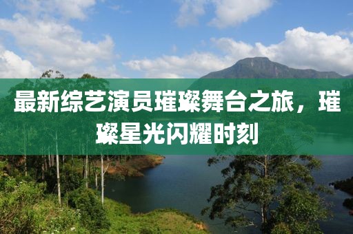最新综艺演员璀璨舞台之旅，璀璨星光闪耀时刻