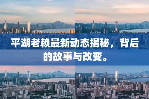 平湖老赖最新动态揭秘，背后的故事与改变。