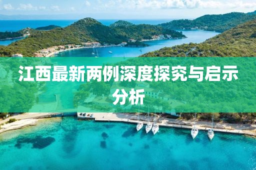 江西最新两例深度探究与启示分析