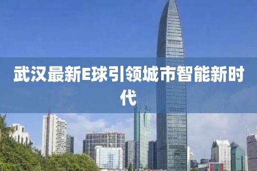 武汉最新E球引领城市智能新时代