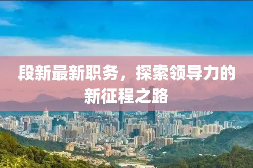 段新最新职务，探索领导力的新征程之路