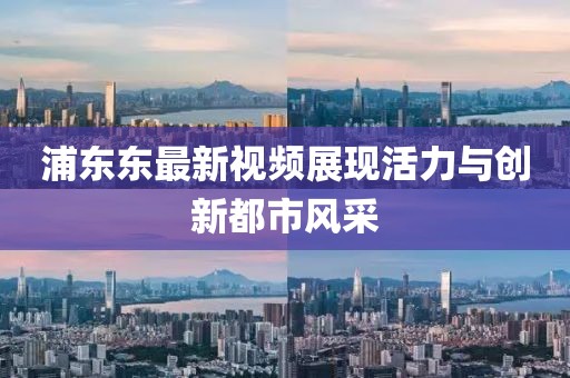 浦东东最新视频展现活力与创新都市风采