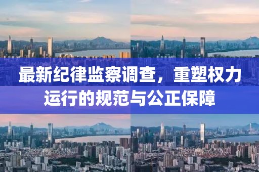 最新纪律监察调查，重塑权力运行的规范与公正保障