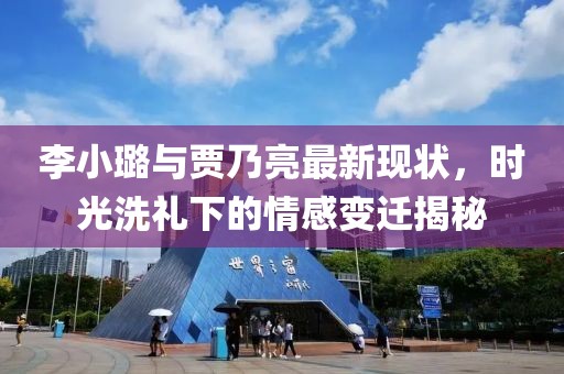 李小璐与贾乃亮最新现状，时光洗礼下的情感变迁揭秘