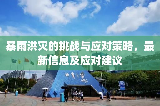 暴雨洪灾的挑战与应对策略，最新信息及应对建议