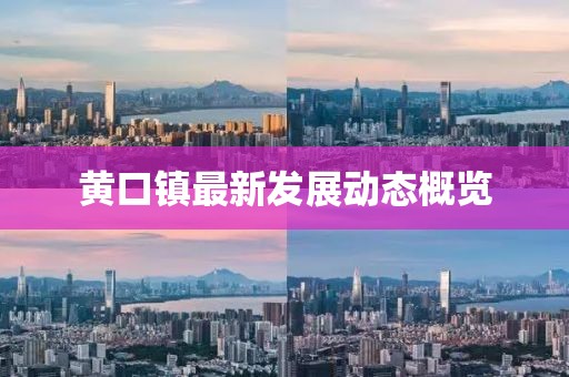 黄口镇最新发展动态概览