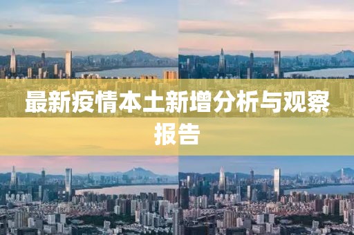 最新疫情本土新增分析与观察报告