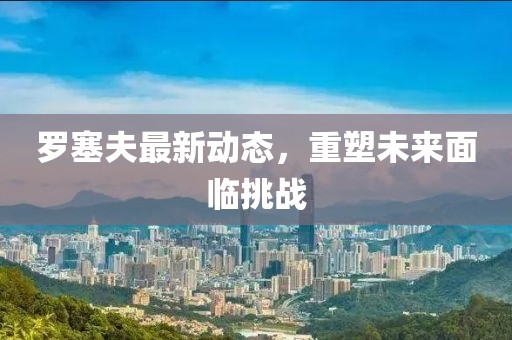 罗塞夫最新动态，重塑未来面临挑战