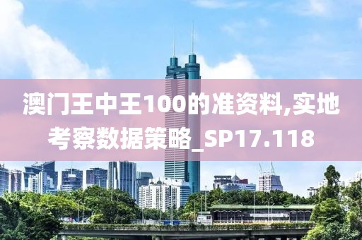 澳门王中王100的准资料,实地考察数据策略_SP17.118