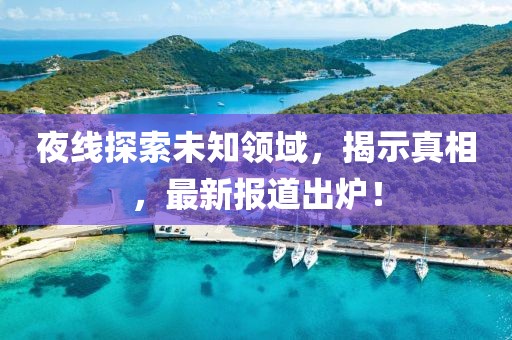 夜线探索未知领域，揭示真相，最新报道出炉！