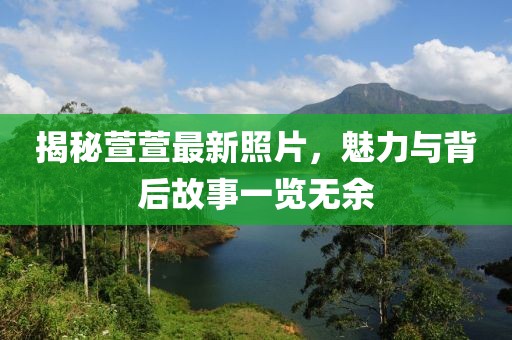 揭秘萱萱最新照片，魅力与背后故事一览无余