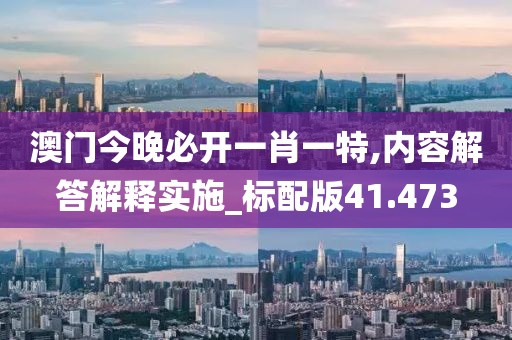 澳门今晚必开一肖一特,内容解答解释实施_标配版41.473