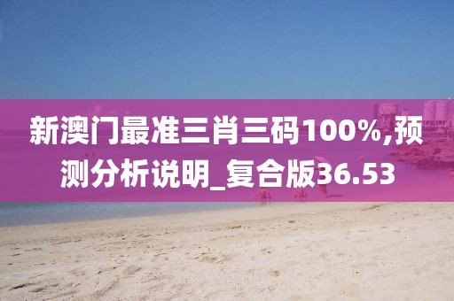 新澳门最准三肖三码100%,预测分析说明_复合版36.53