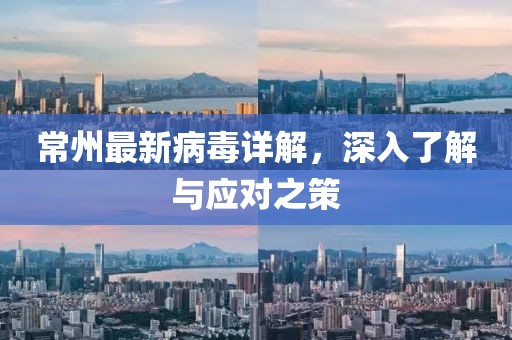 常州最新病毒详解，深入了解与应对之策
