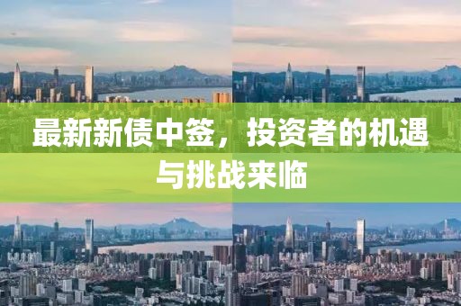 最新新债中签，投资者的机遇与挑战来临