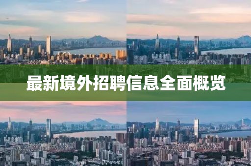 最新境外招聘信息全面概览