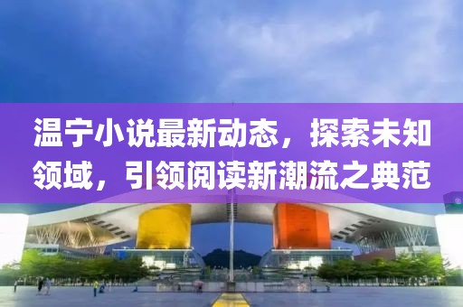 温宁小说最新动态，探索未知领域，引领阅读新潮流之典范