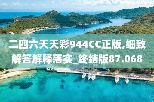 二四六天天彩944CC正版,细致解答解释落实_终结版87.068