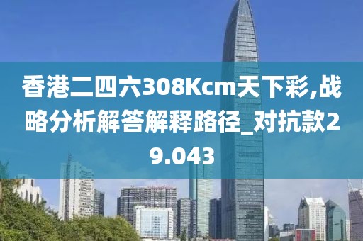 香港二四六308Kcm天下彩,战略分析解答解释路径_对抗款29.043