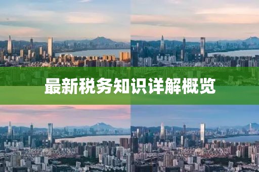 最新税务知识详解概览
