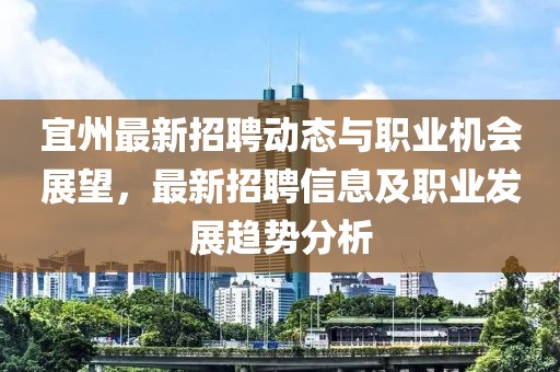 宜州最新招聘动态与职业机会展望，最新招聘信息及职业发展趋势分析