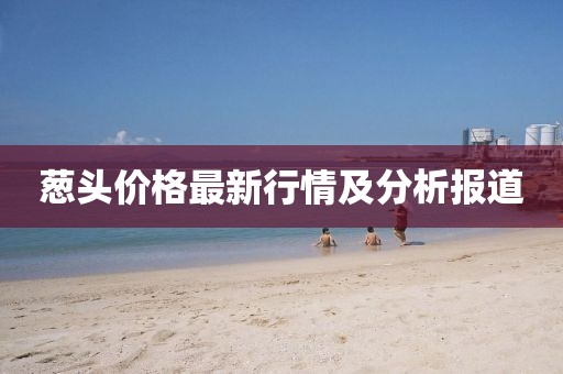 葱头价格最新行情及分析报道
