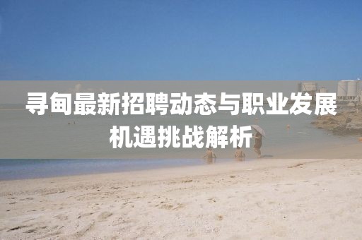 寻甸最新招聘动态与职业发展机遇挑战解析