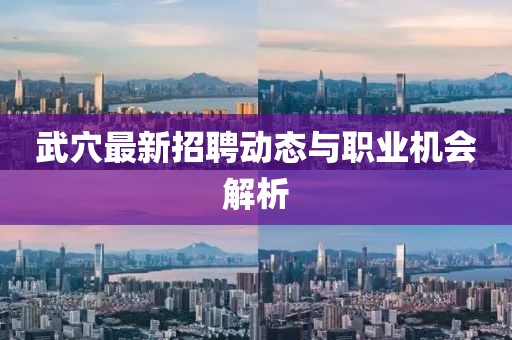 武穴最新招聘动态与职业机会解析