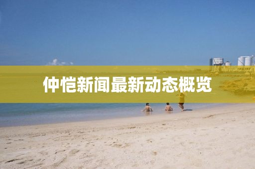 仲恺新闻最新动态概览