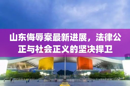 山东侮辱案最新进展，法律公正与社会正义的坚决捍卫