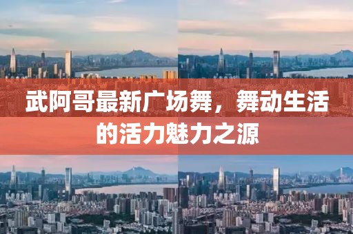 武阿哥最新广场舞，舞动生活的活力魅力之源