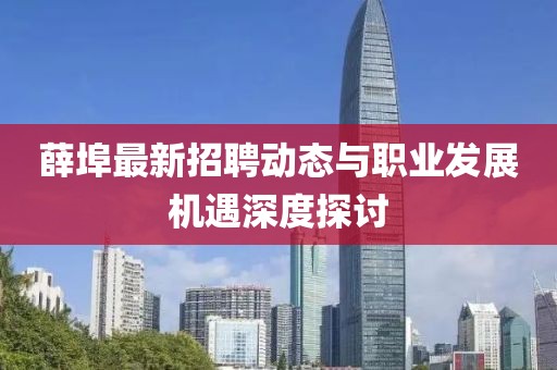 薛埠最新招聘动态与职业发展机遇深度探讨